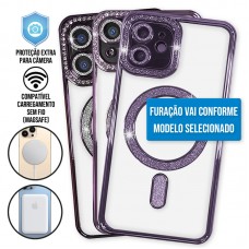 Capa iPhone 12 Pro Max - Shine Magsafe Dark Purple